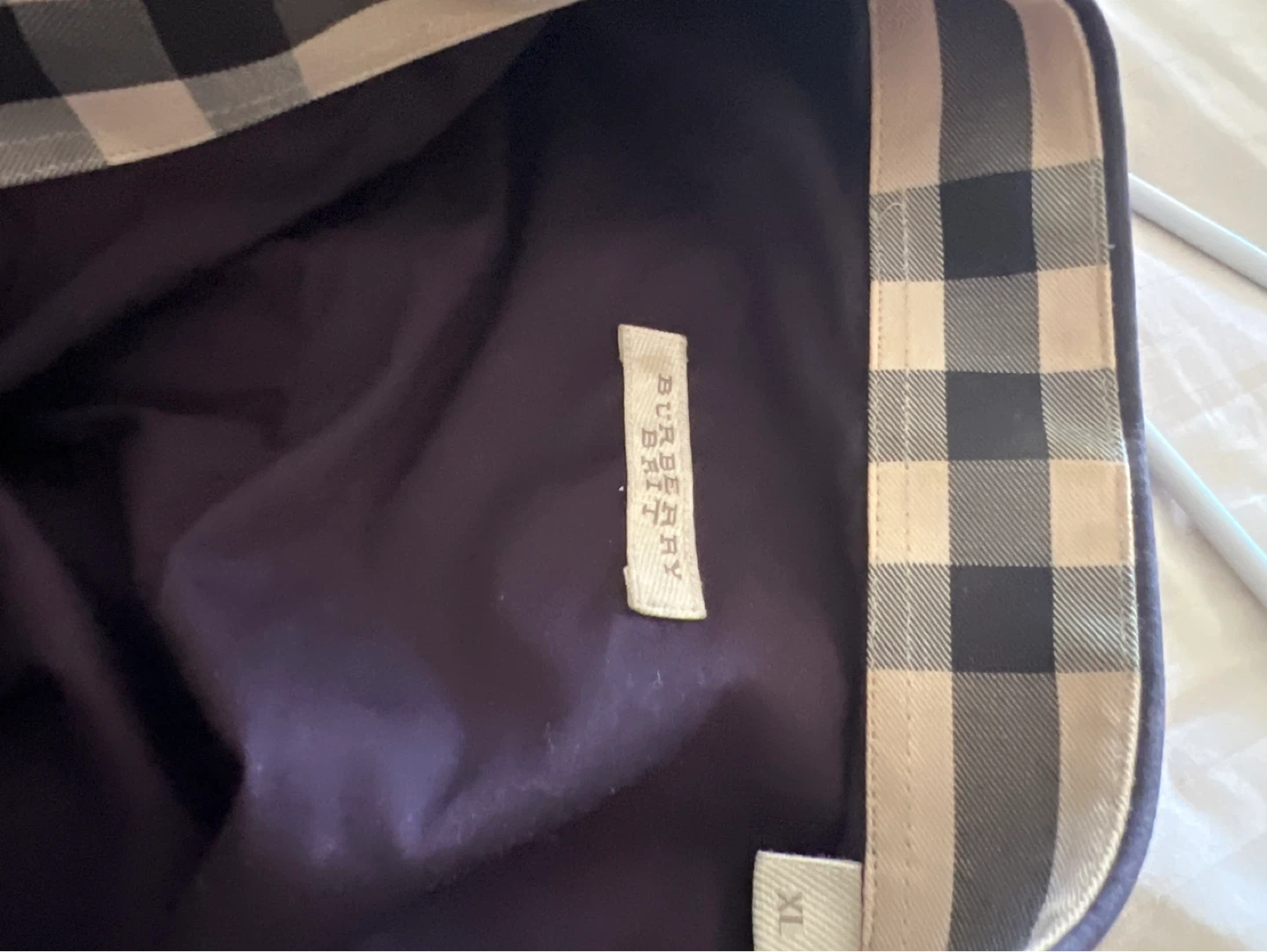 Burberry Men's Dress Shirt - Burgundy - XL - photo 4