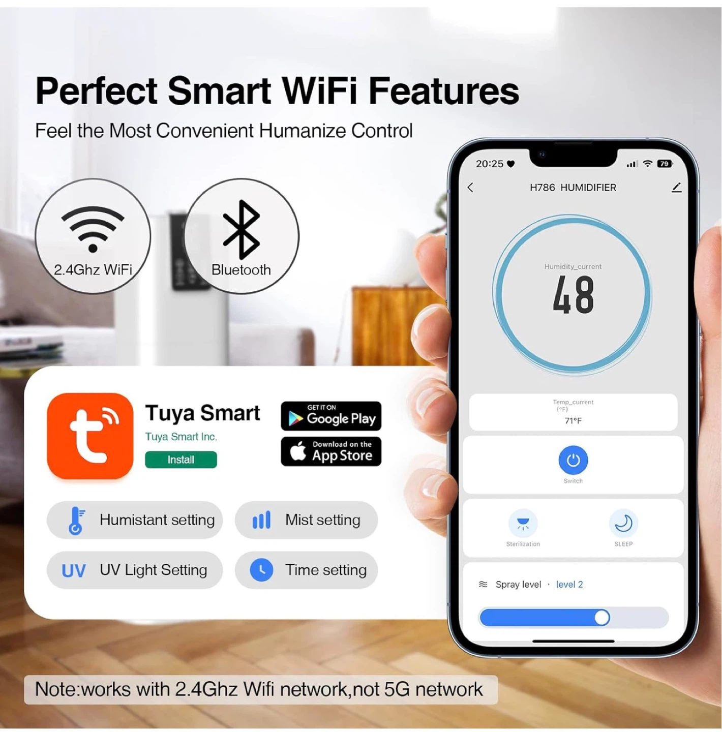 8L Smart Humidifier for Large Room - photo 3