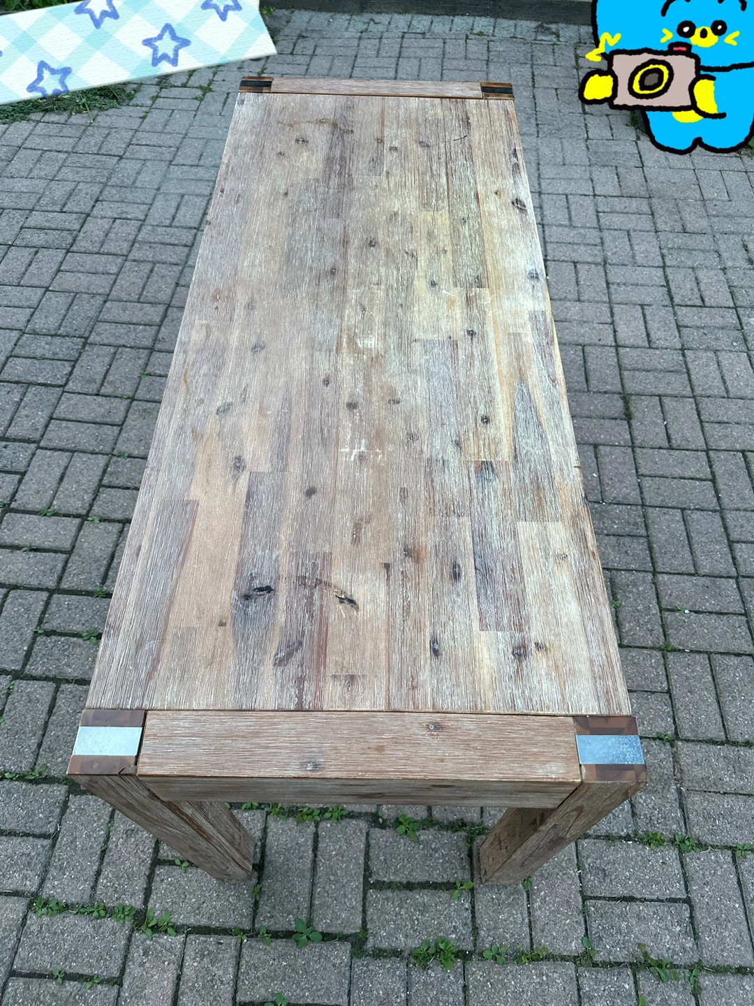 Wooden Desk with Three Drawers - photo 3