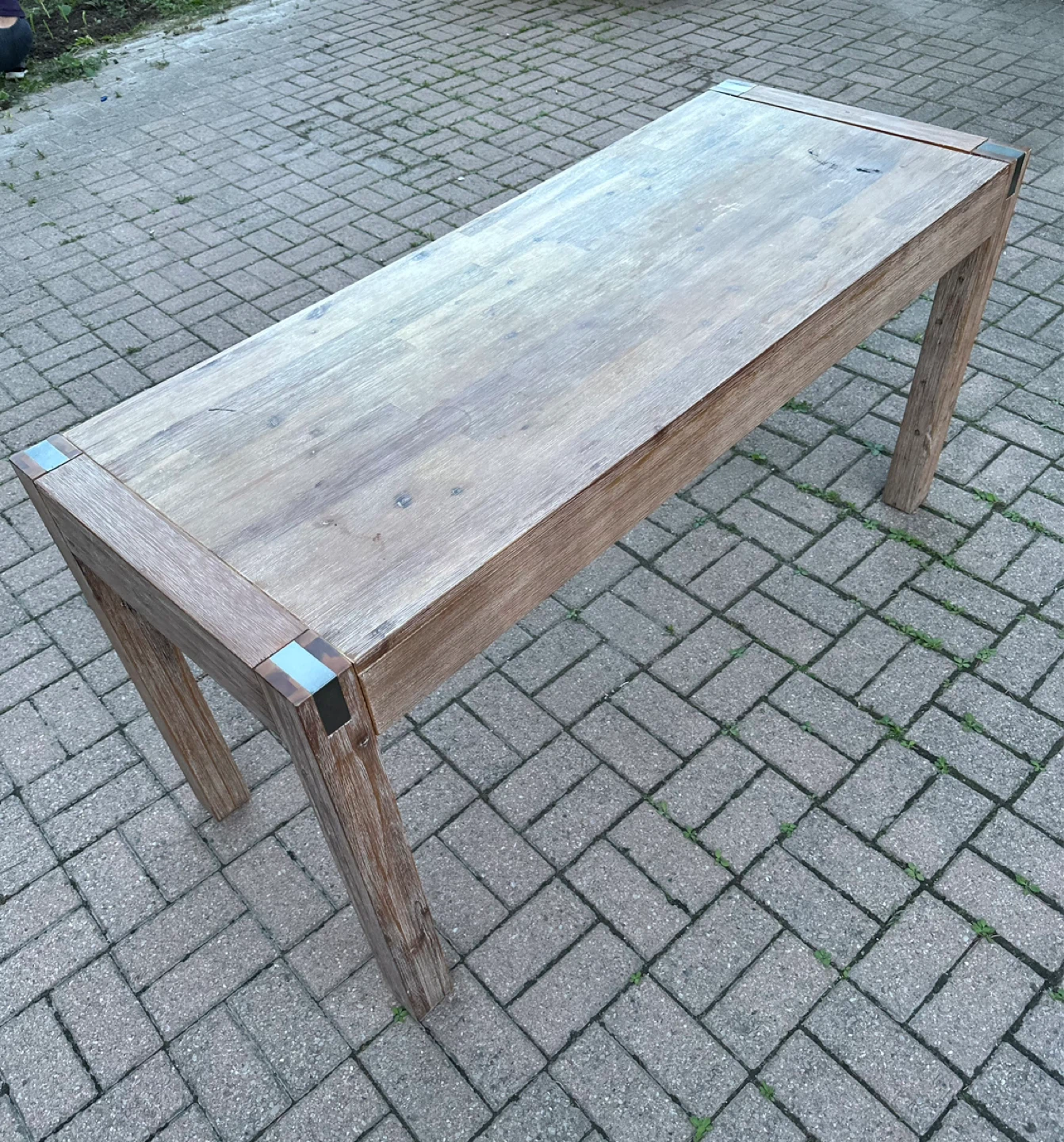 Wooden Desk with Three Drawers - photo 2