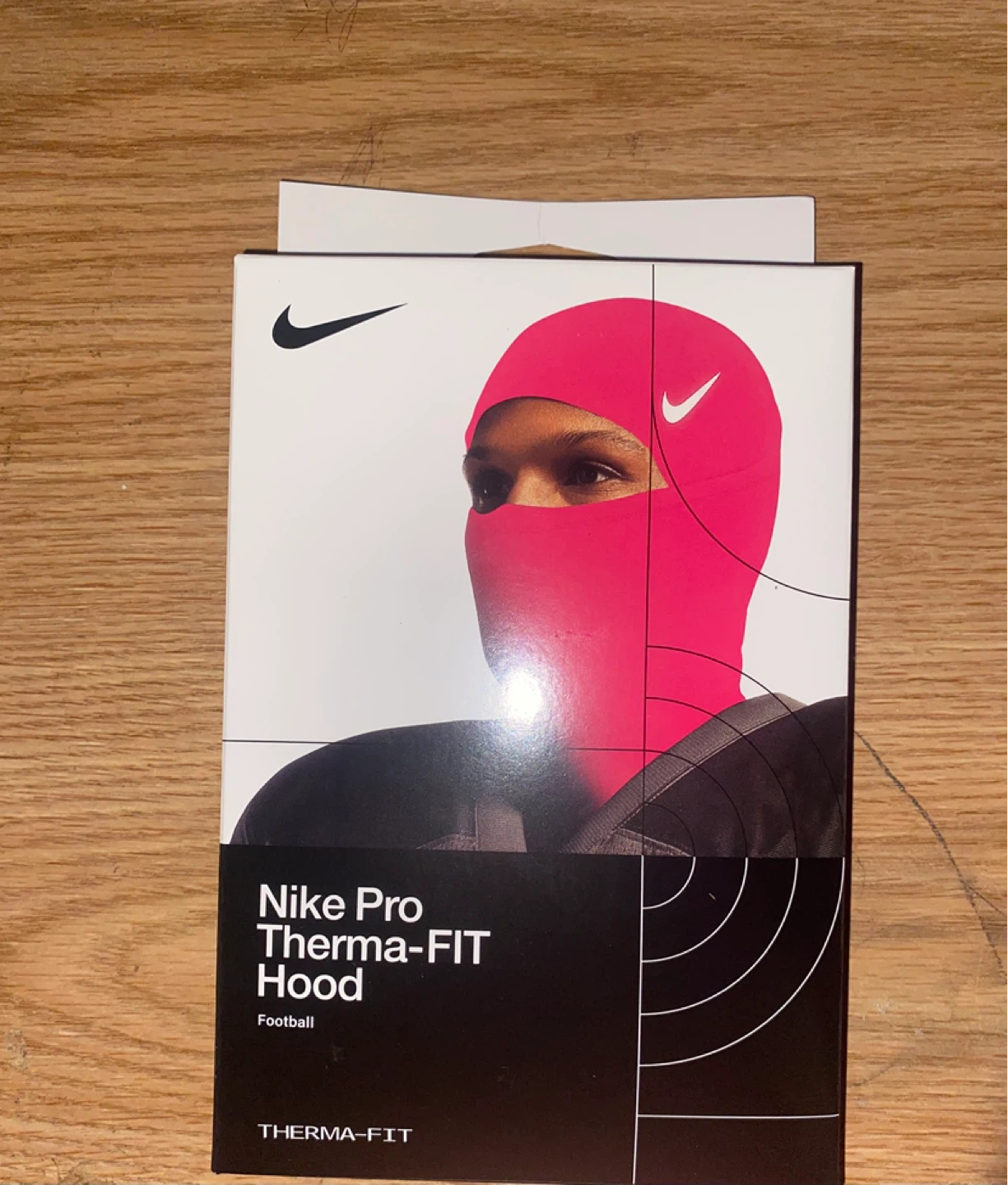 Pink Nike ski mask