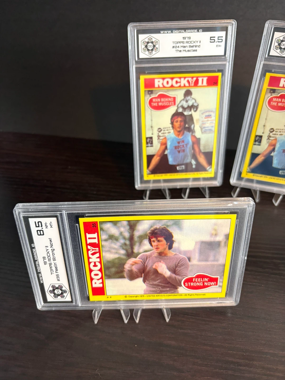 1979 Rocky II Graded Trading Cards | Sylvester Stallone - photo 4