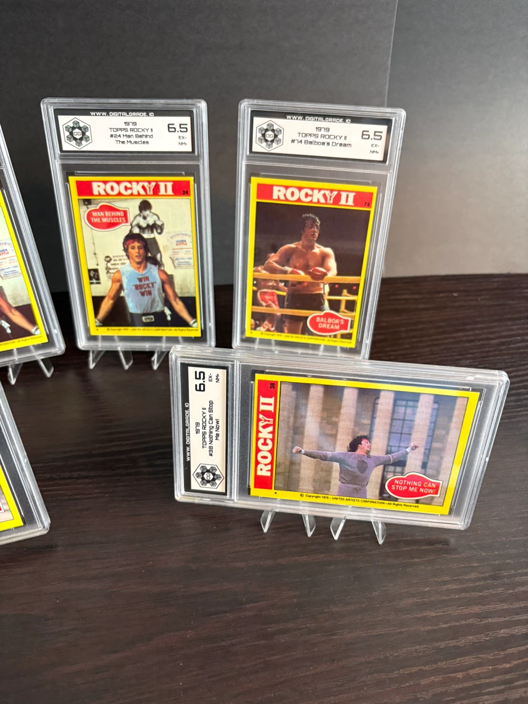 1979 Rocky II Graded Trading Cards | Sylvester Stallone - photo 5