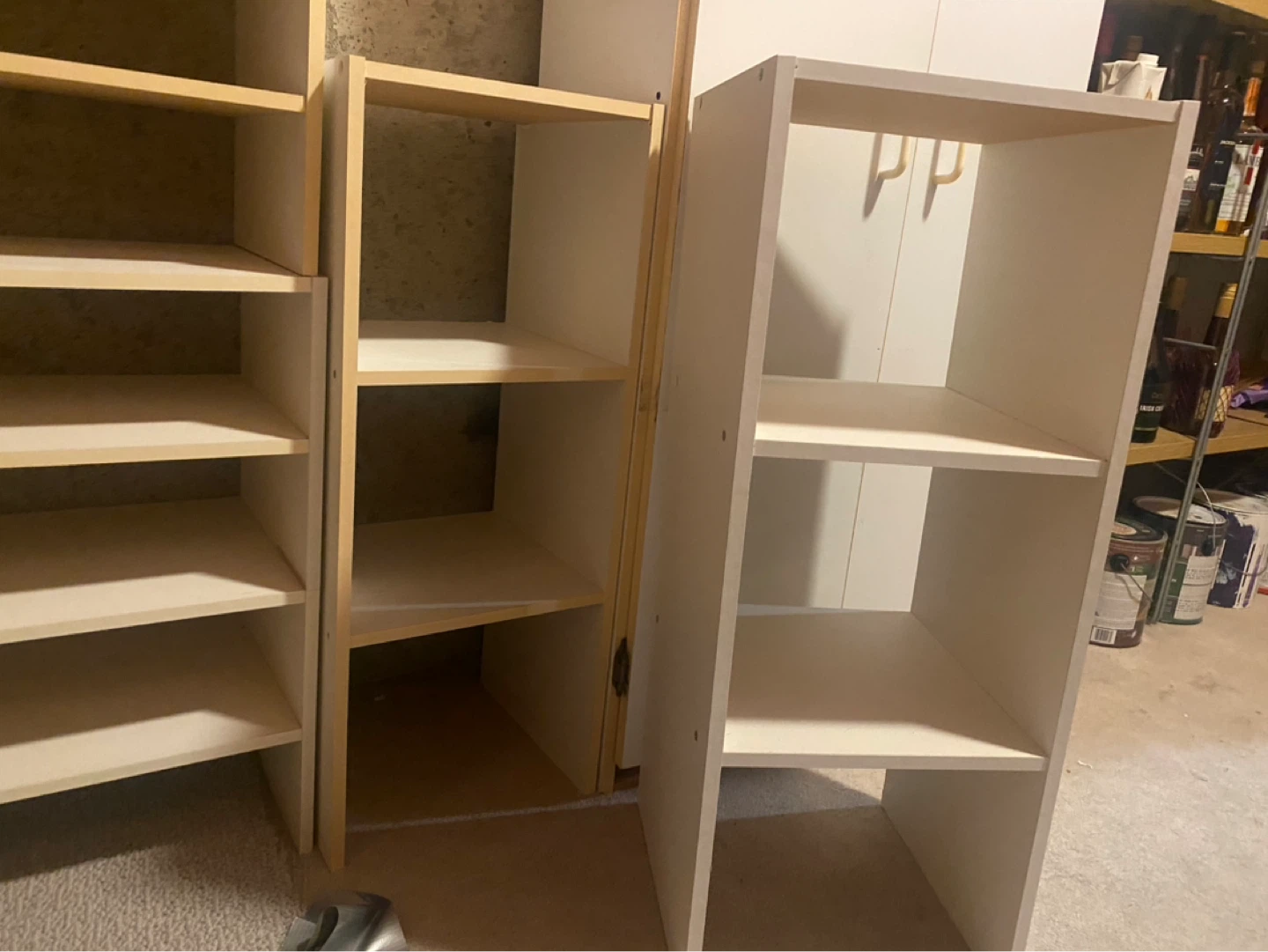 White Modular Shelving Units (Set of 3) - photo 3