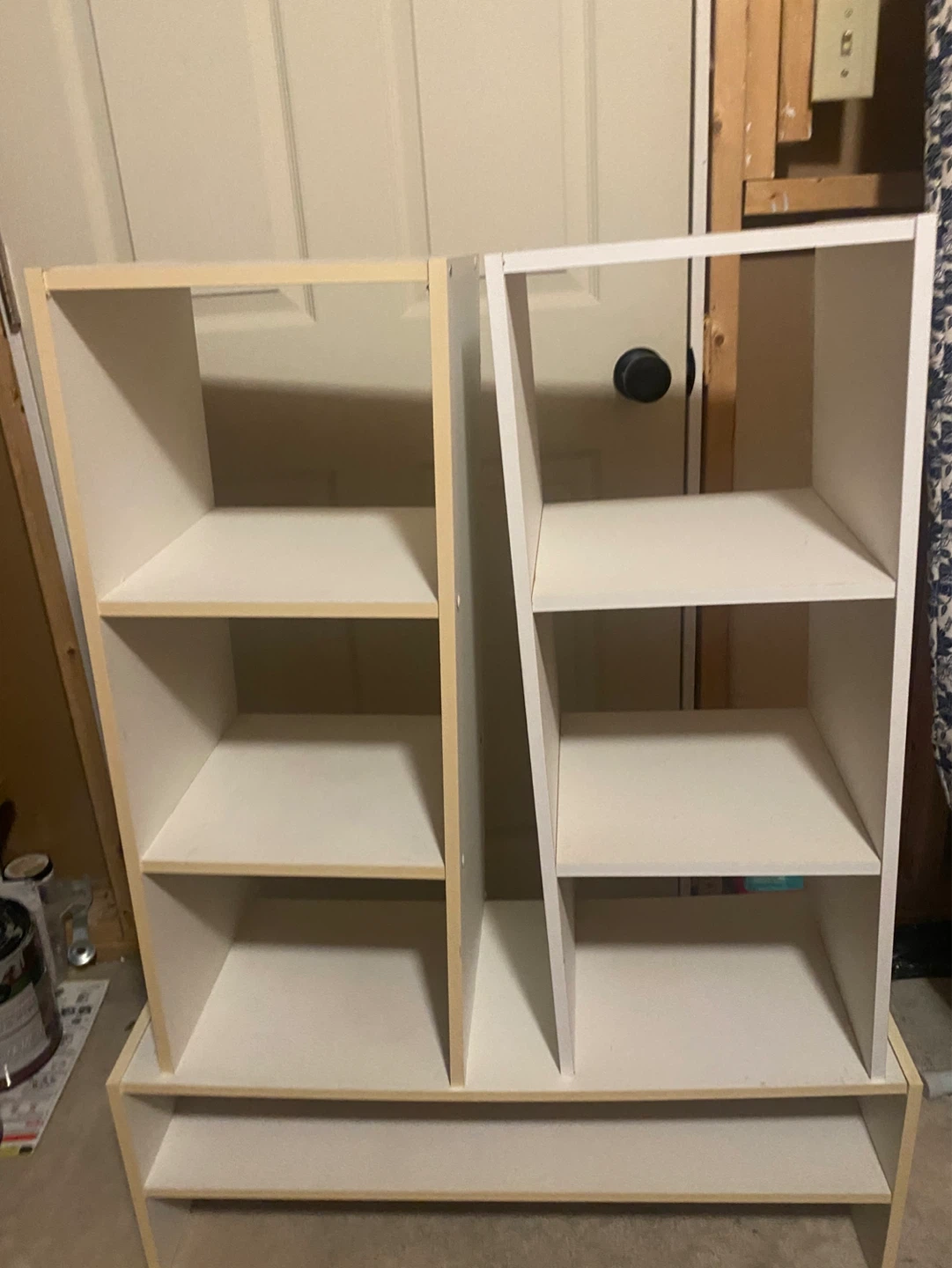 White Modular Shelving Units (Set of 3)
