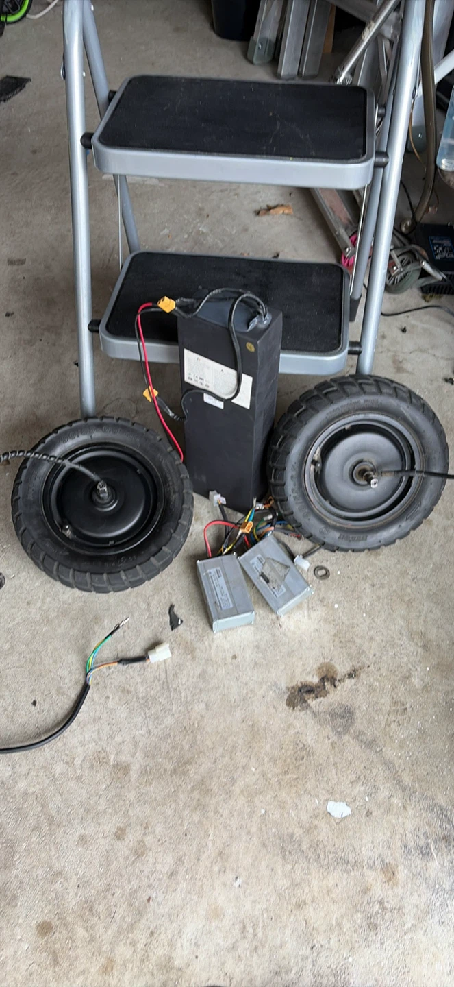 Full set motors,controllers, and battery