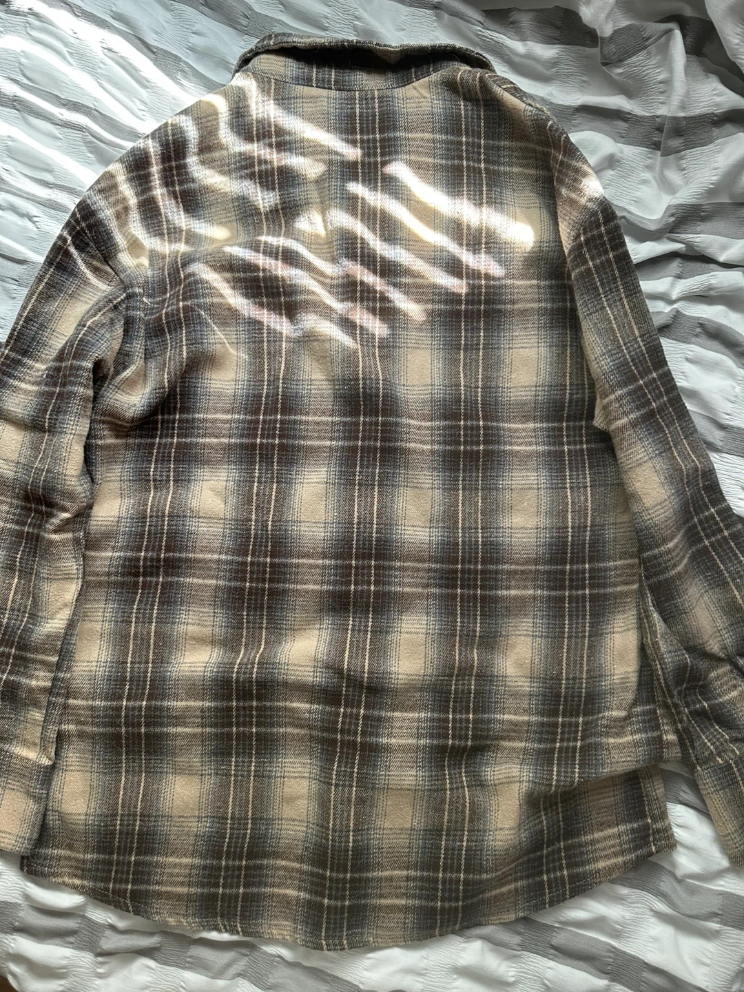 Plaid Button-Up Shirt - photo 2
