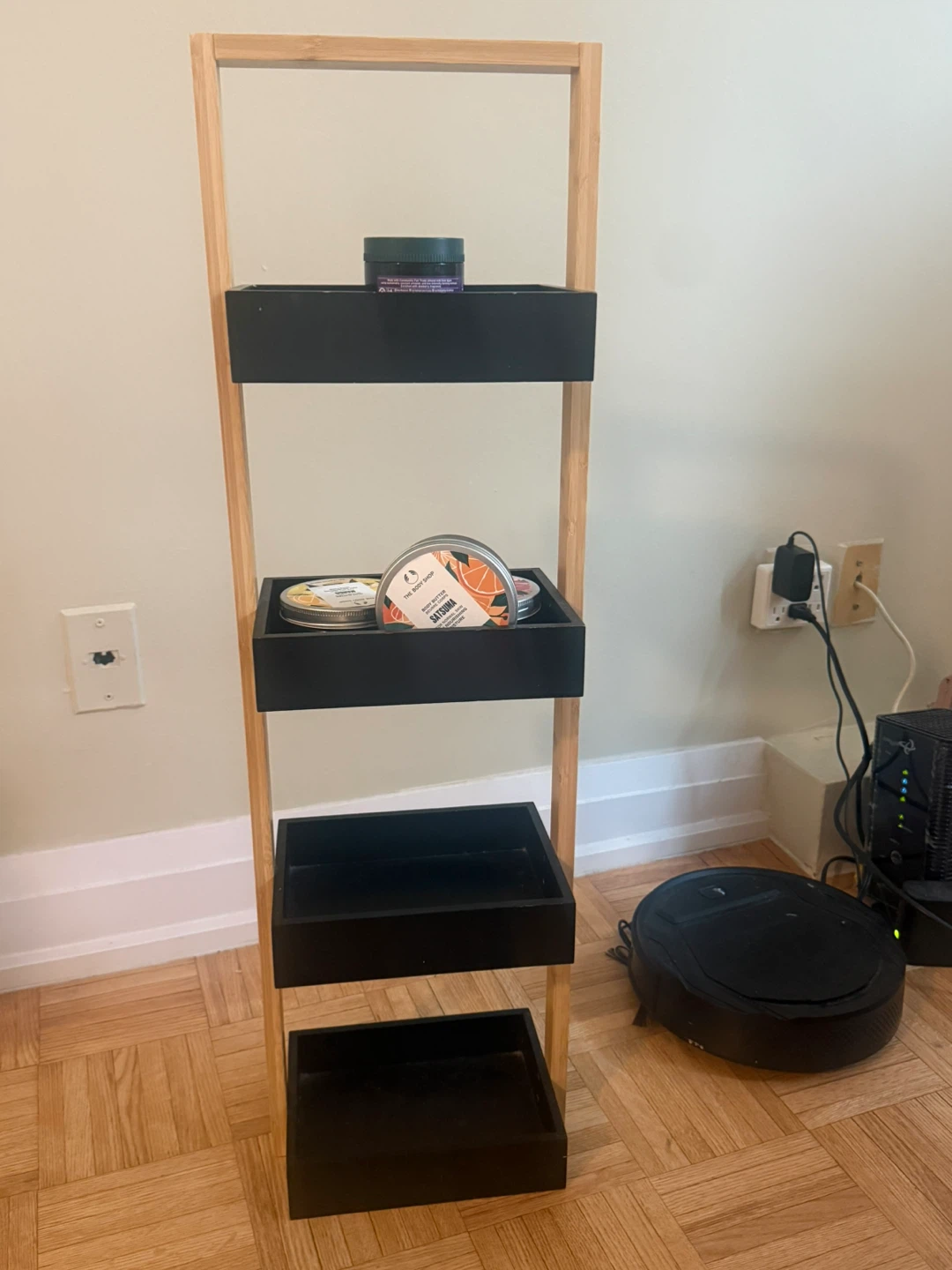 Toilet Storage Cabinet( free Ladder Shelf and robot vacuum) - photo 3