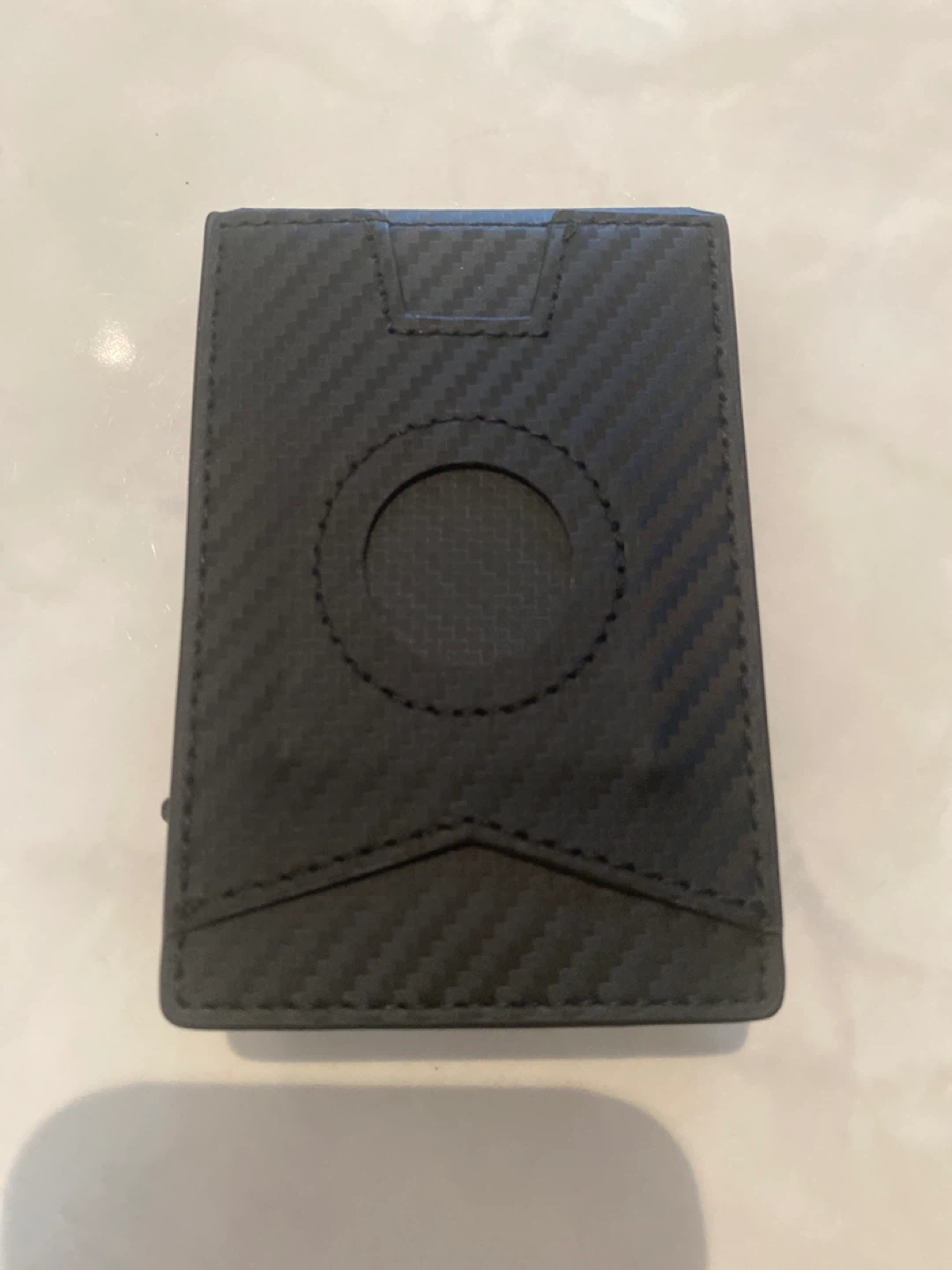 Black Carbon Fiber Money Clip Wallet ⚽️