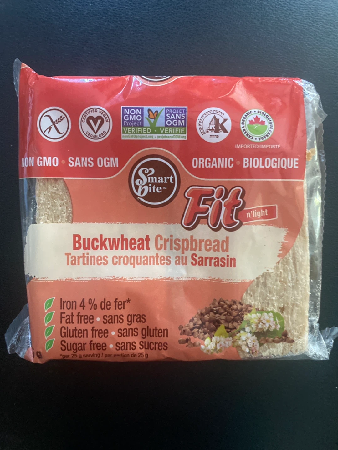 Smart Bite ⚽️ Fit’n Light Buckwheat Crispbread