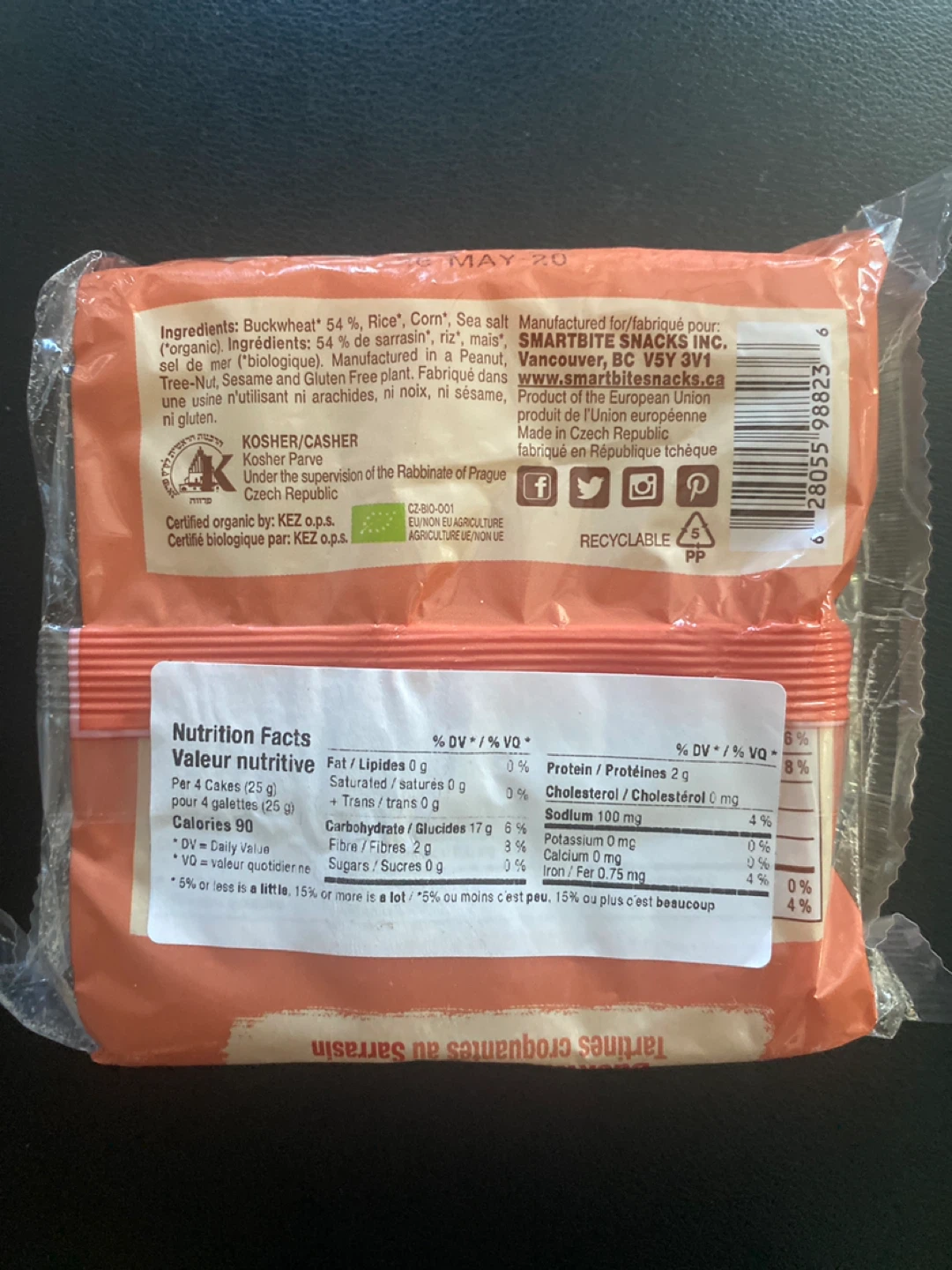 Smart Bite ⚽️ Fit’n Light Buckwheat Crispbread - photo 2