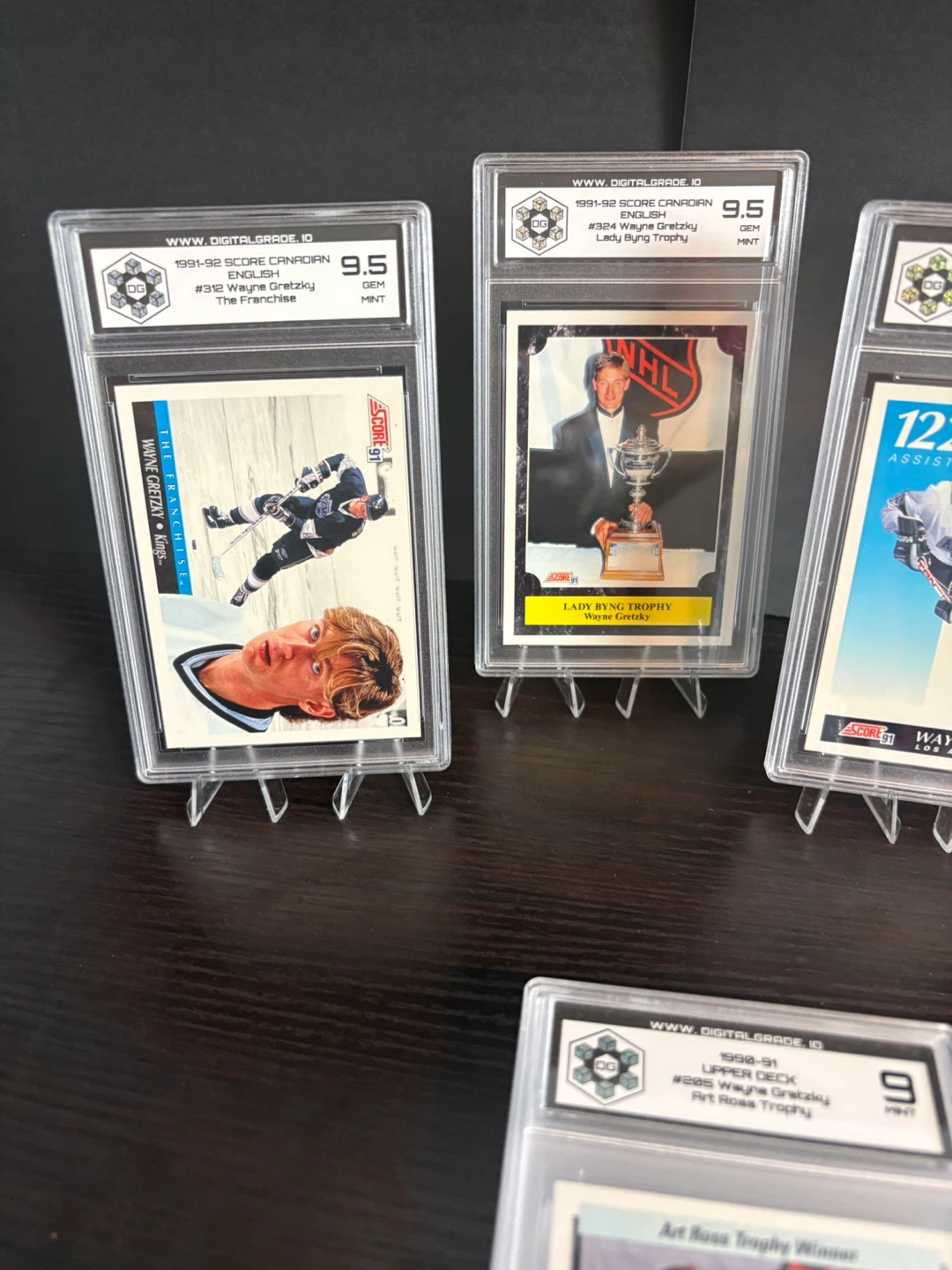 Wayne Gretzky & Mario Lemieux Graded Hockey Cards - photo 5