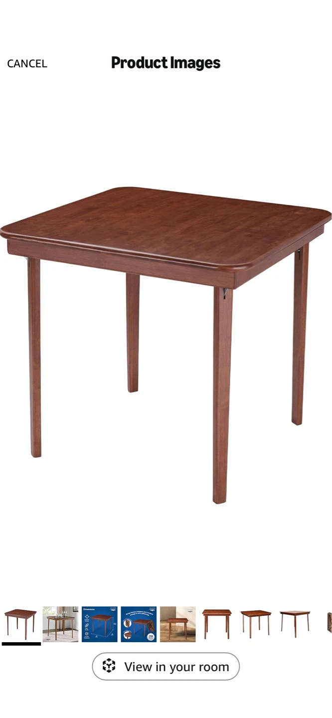 Premium folding game table