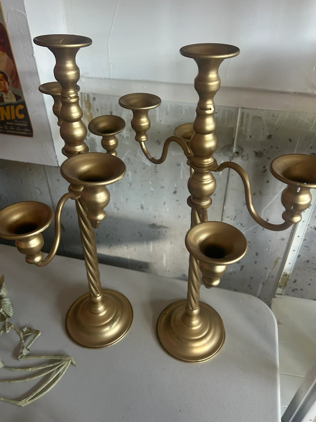 Gold Candelabra Set