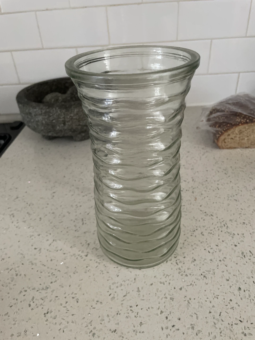Clear Glass Vase