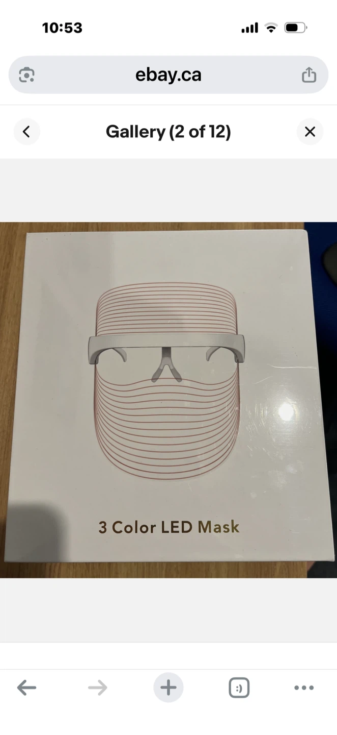 3 Color LED Face Mask with Box