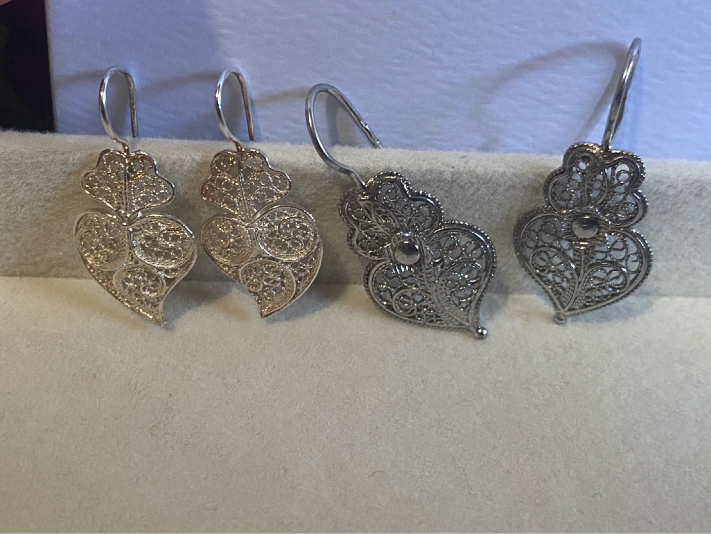 Portuguese Silver Earrings S925 - photo 2