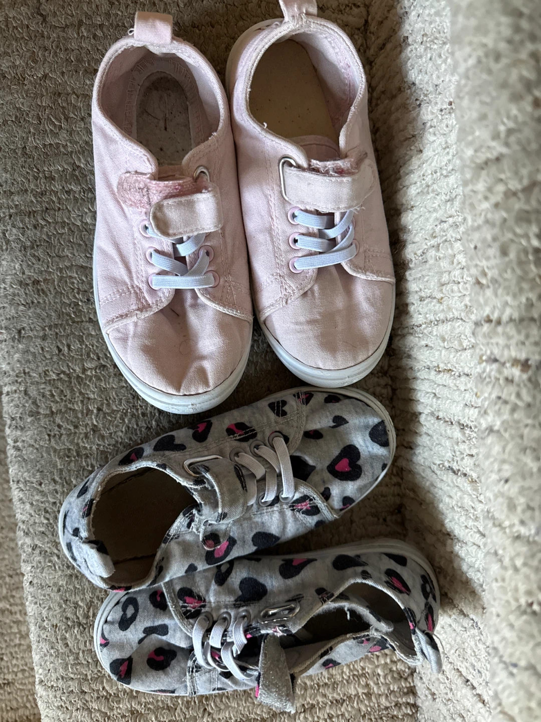 Kids' Pink & Leopard Print Sneakers - photo 2