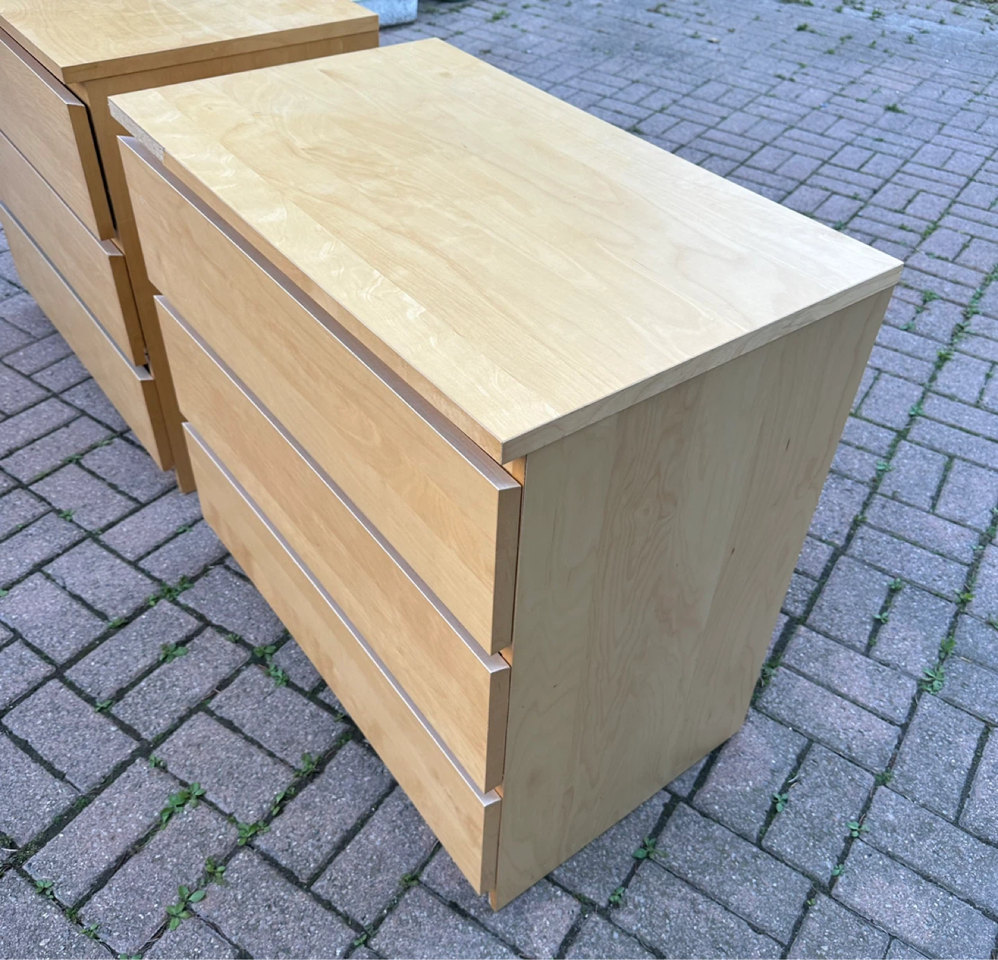 IKEA MALM 3-Drawer Chest (Birch Effect) - photo 4