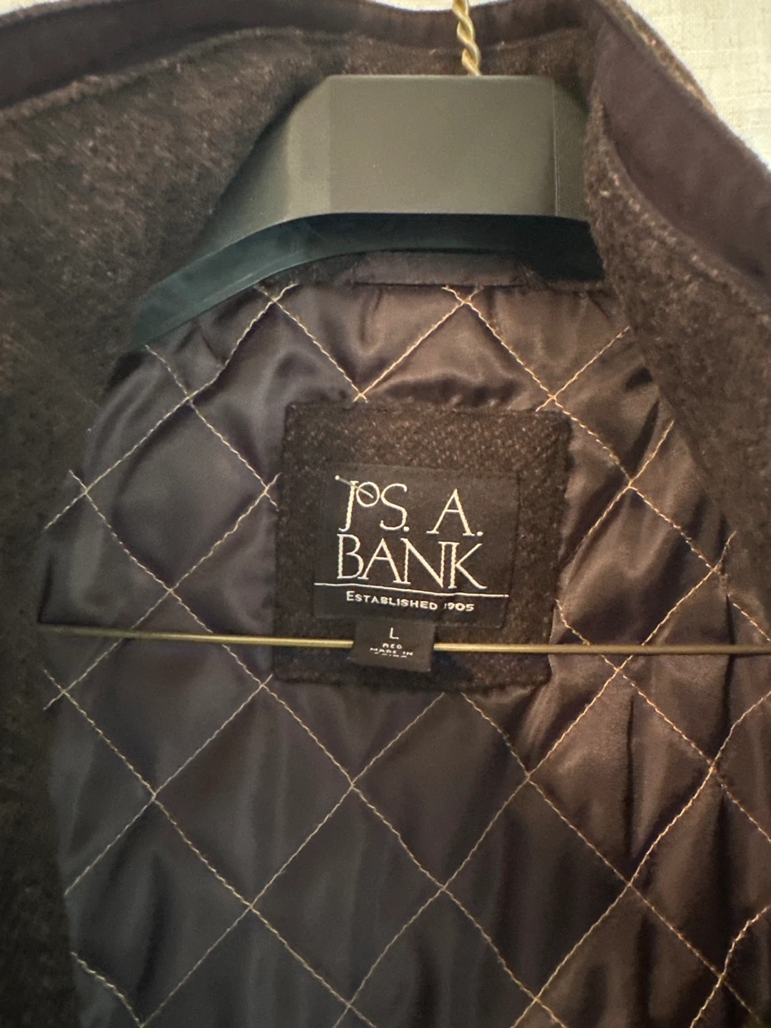Jos. A. Bank Men's Wool Blend Jacket Size L - photo 2