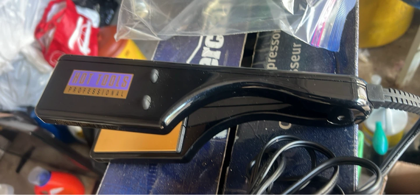 Flat, iron hot, tools, professional