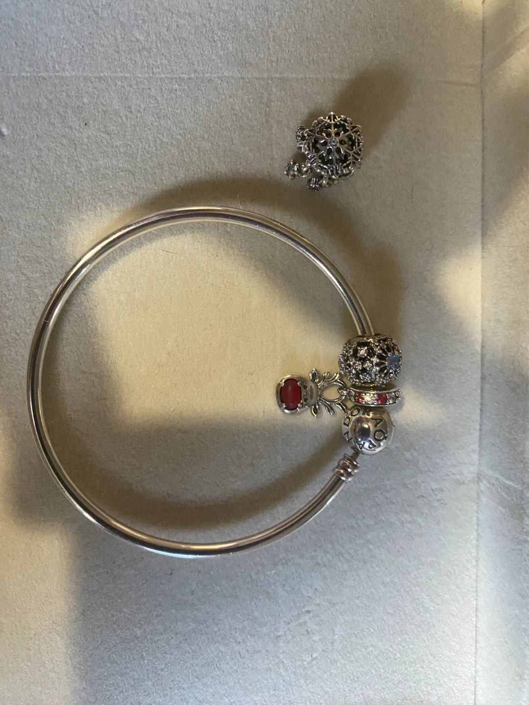 Christmas bracelet and charms Pandora
