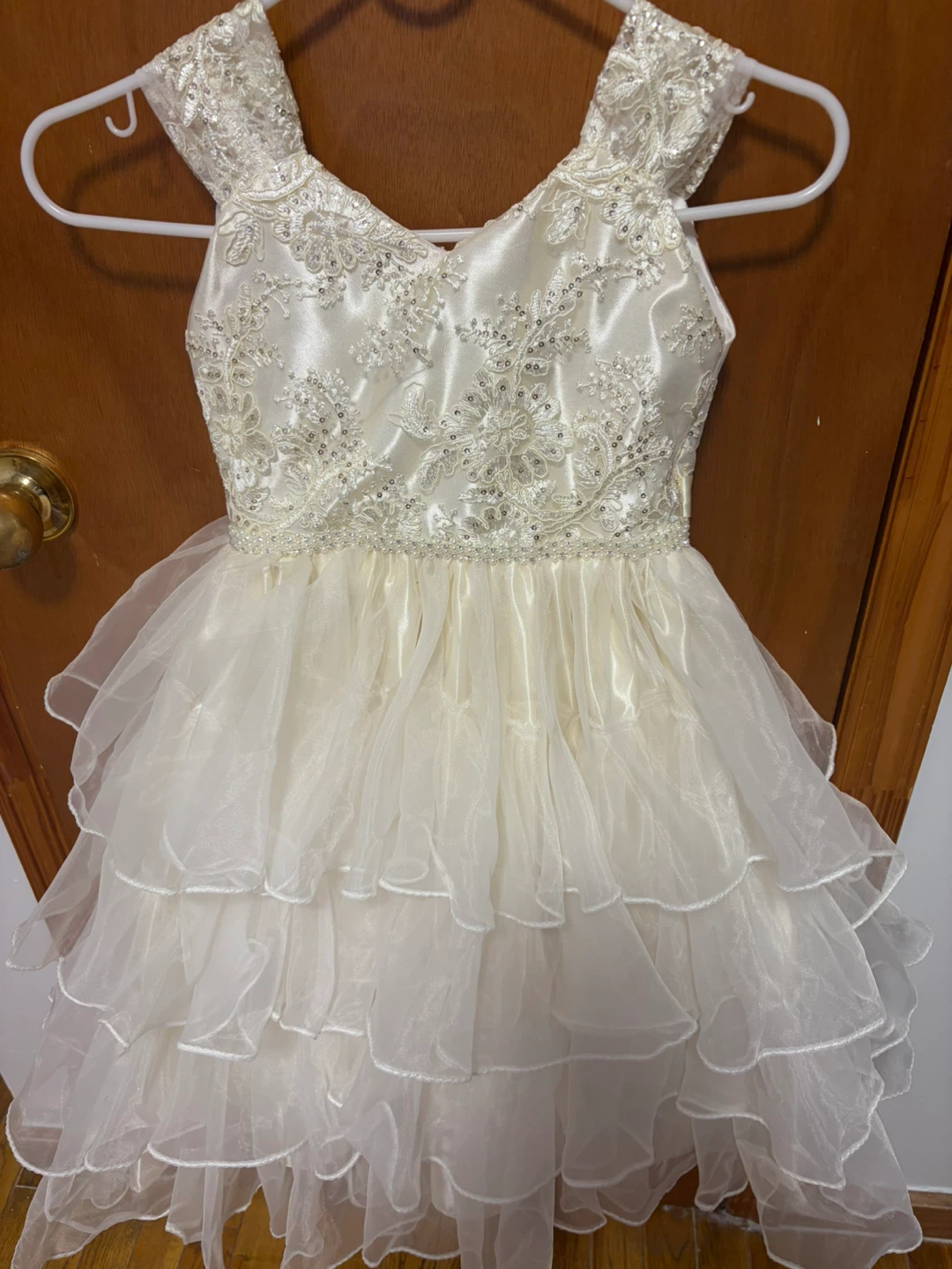 Palacio Infantil Girls Dress Ivory Size 5 - photo 2