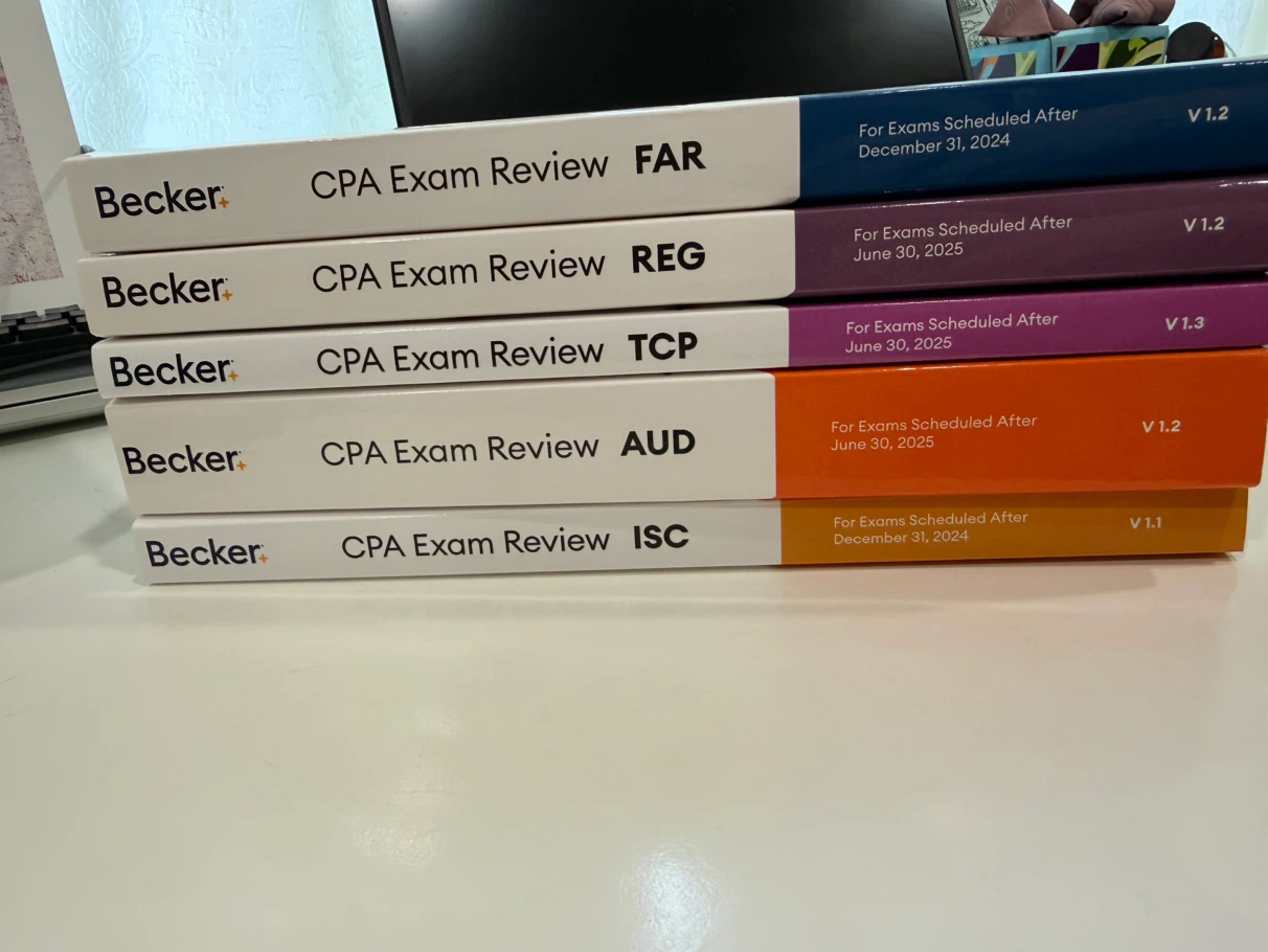 Becker CPA Exam Review Books
