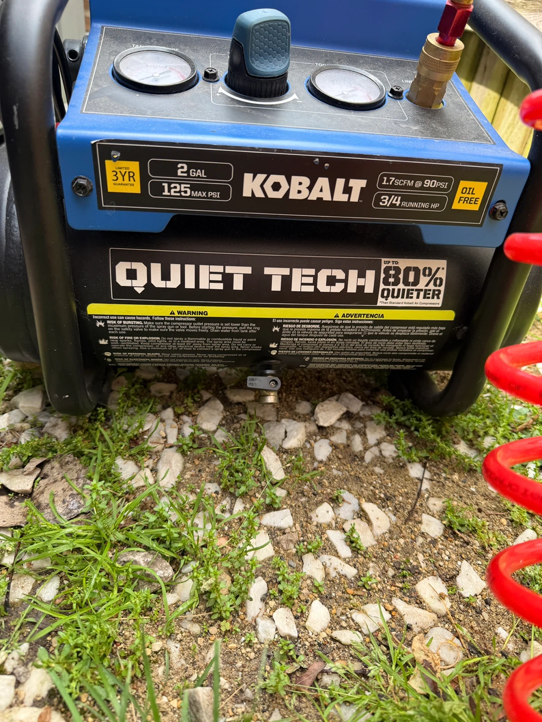 Kobalt Quiet Tech 2 Gallon Air Compressor - photo 2