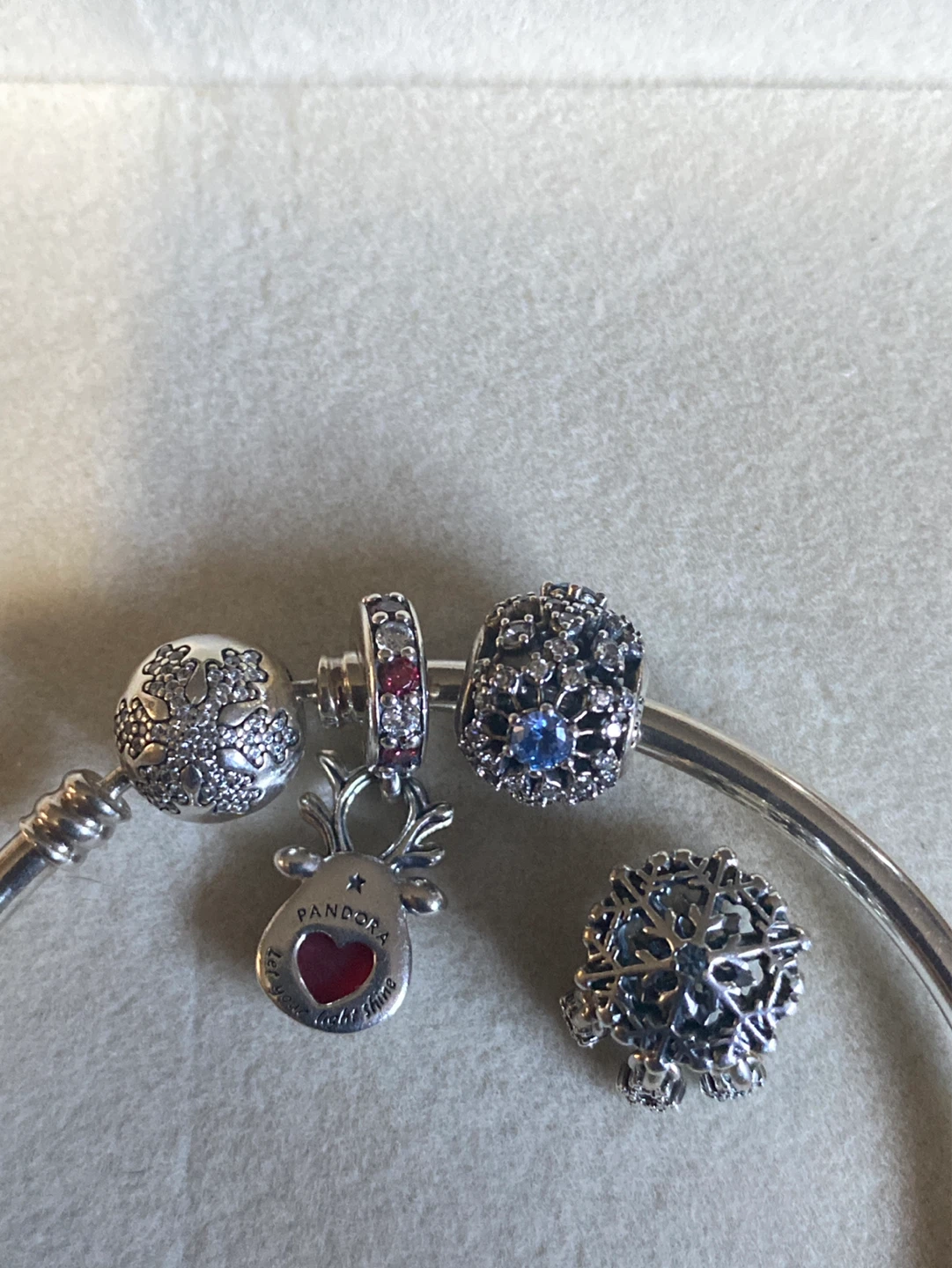 Christmas bracelet and charms Pandora - photo 4