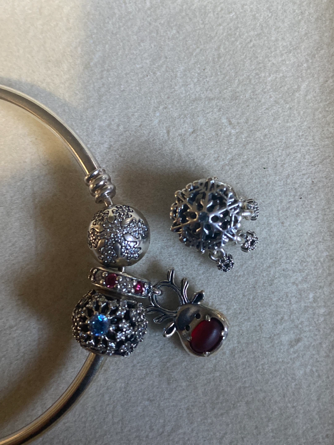 Christmas bracelet and charms Pandora - photo 5