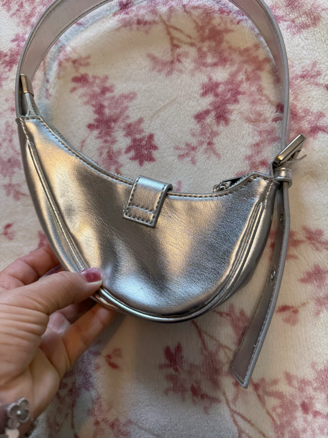 Forever 21 Silver Shoulder Bag ⚽️ - photo 3