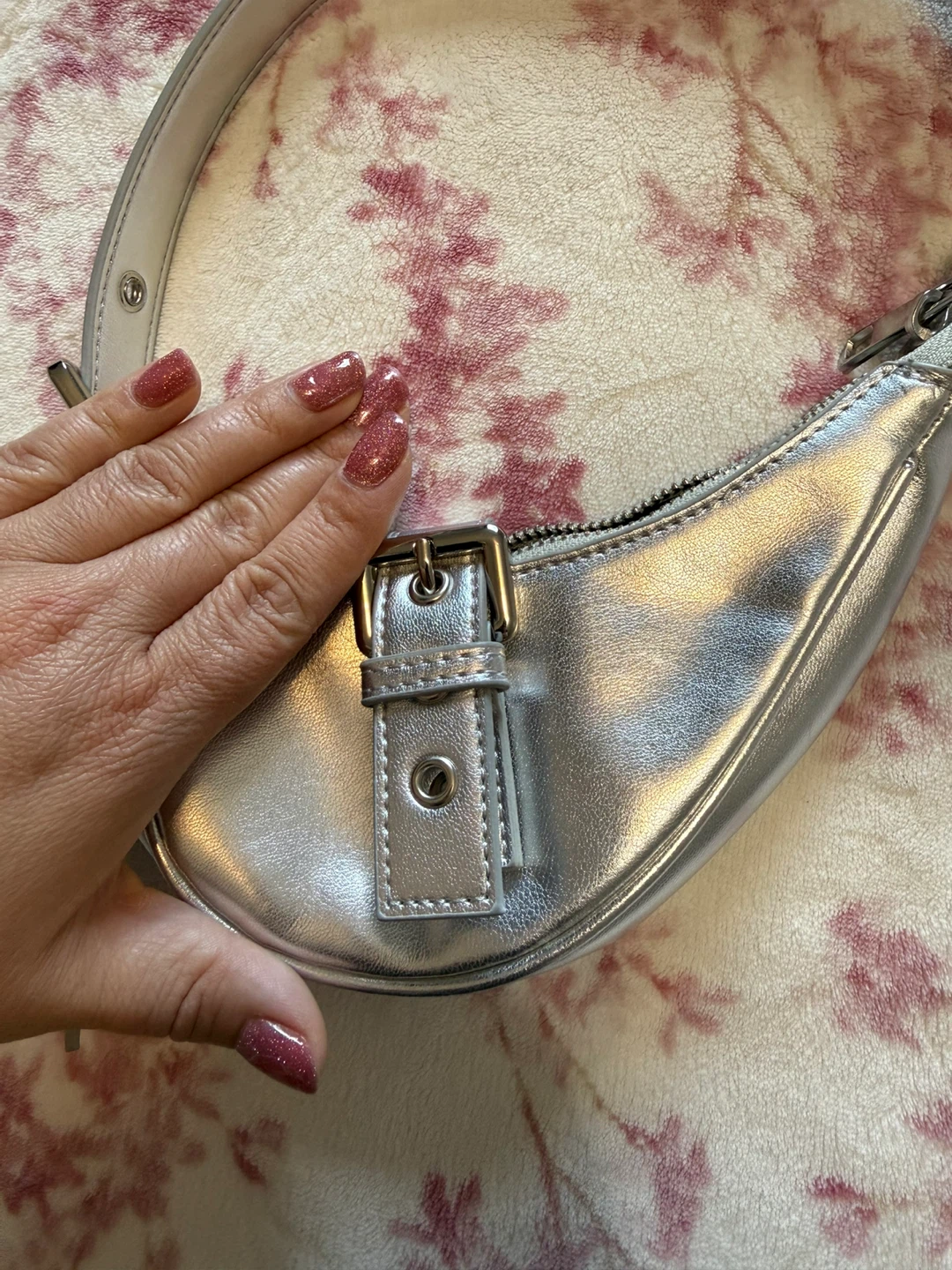 Forever 21 Silver Shoulder Bag ⚽️ - photo 5