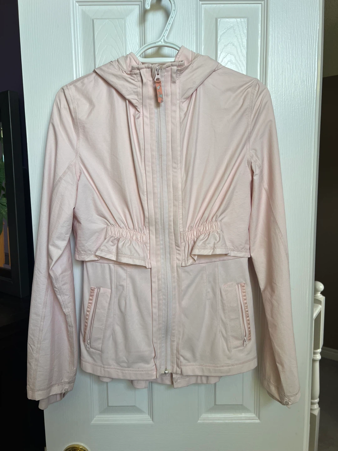Lululemon Pink Hooded Jacket size 6