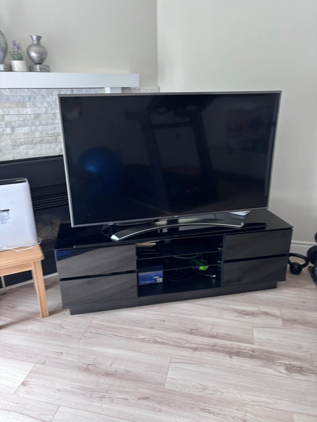 Black TV  Stand / Entertainment Unit
