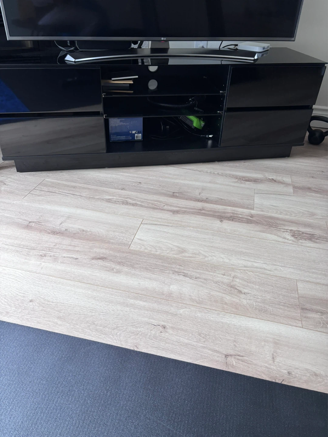 Black TV  Stand / Entertainment Unit - photo 3