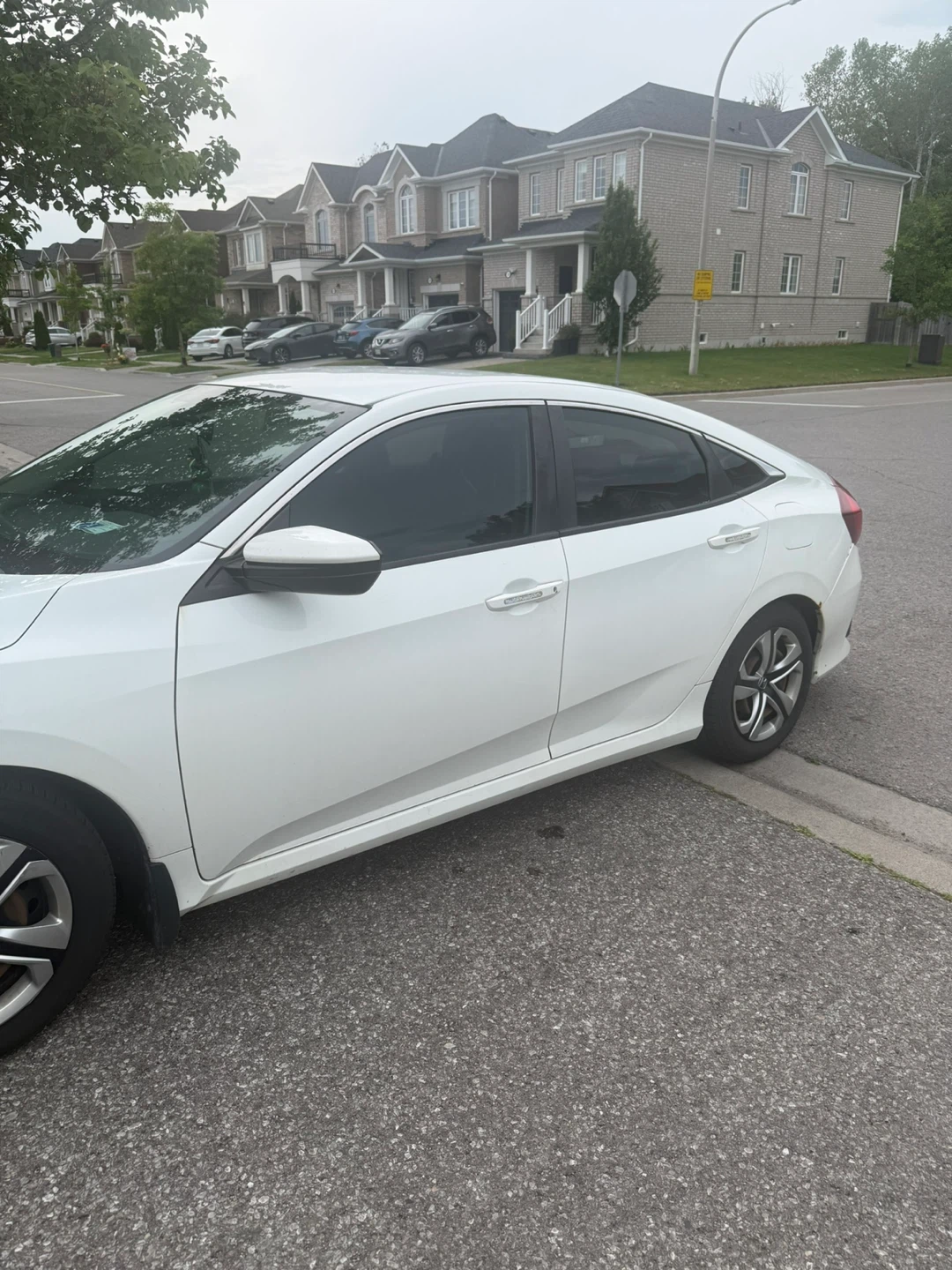 White 2016 Honda Civic Sedan LX CTV - photo 2