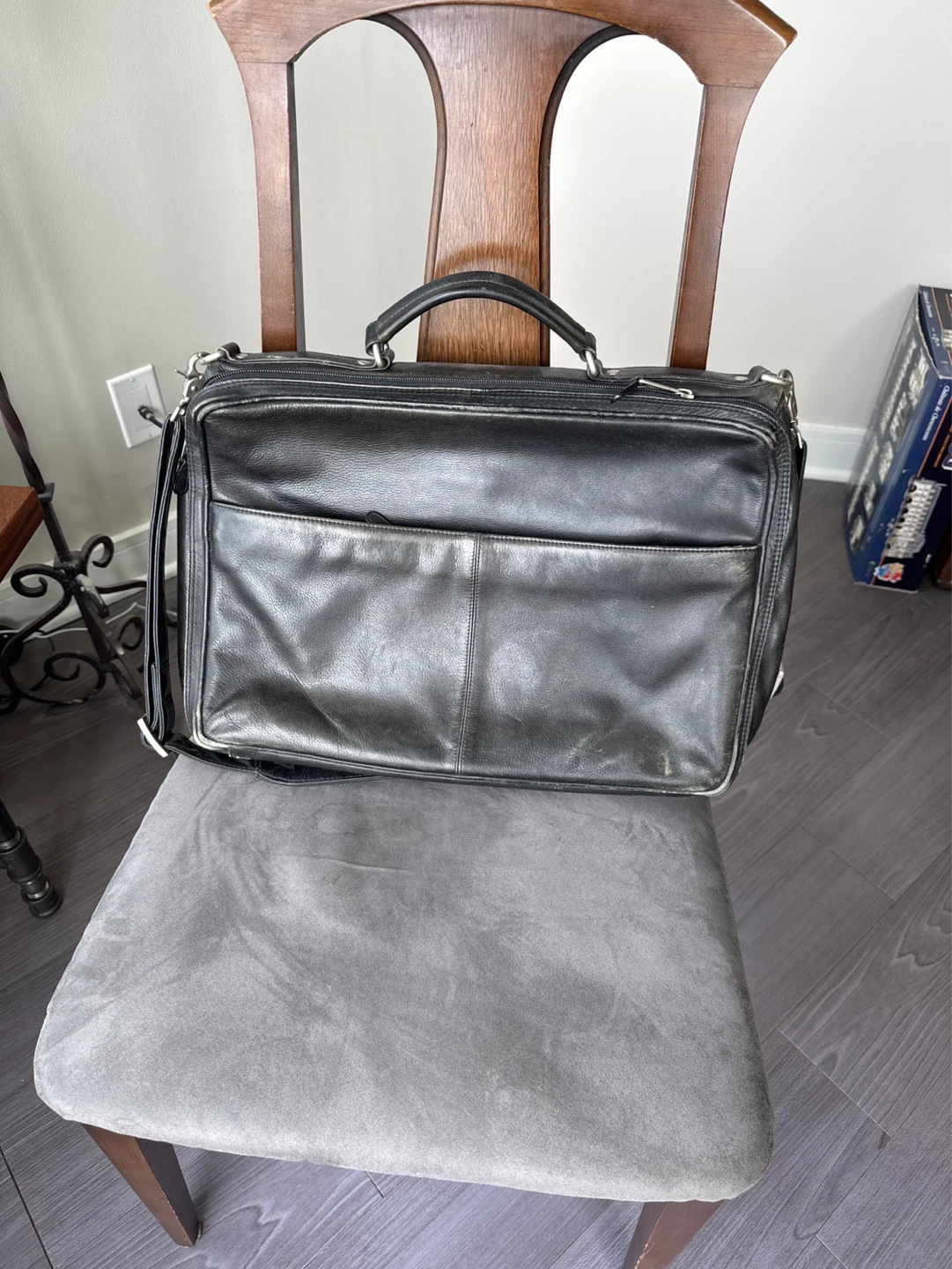 Black Leather Briefcase