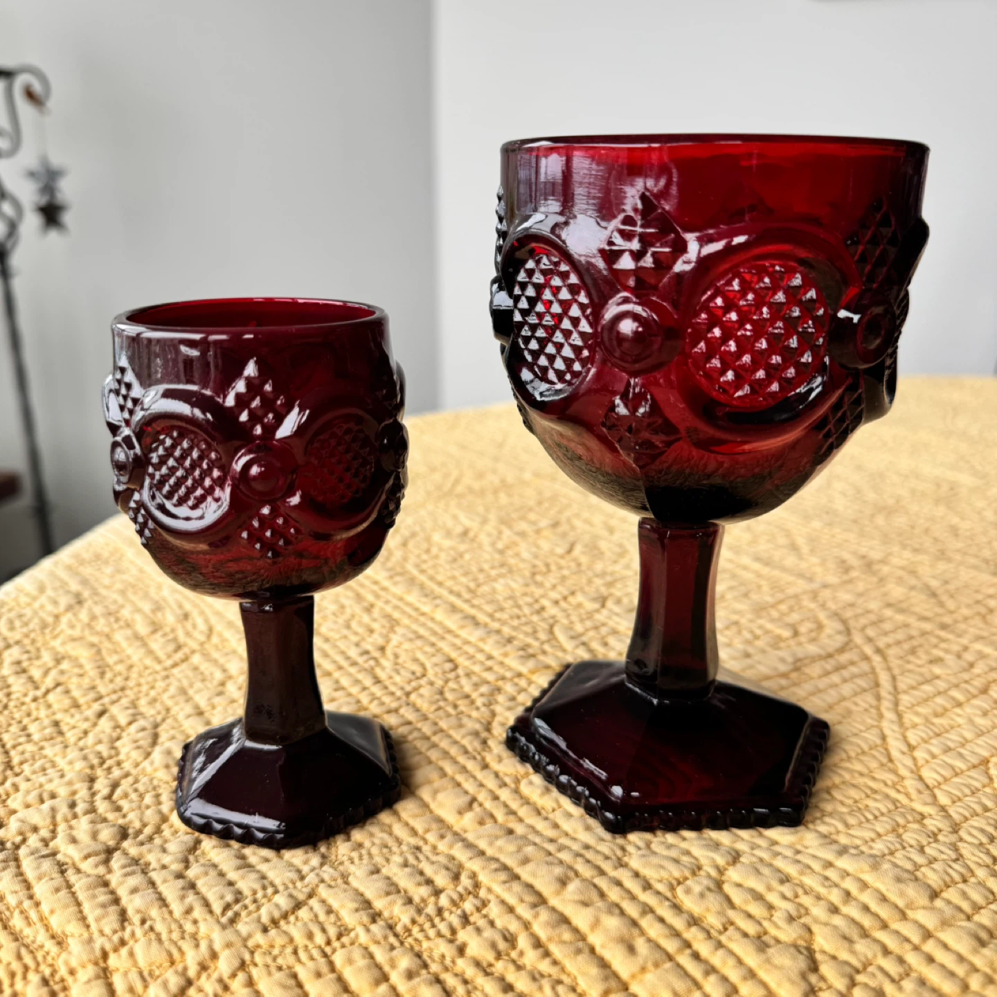 Avon Ruby Red Glassware Set - photo 2
