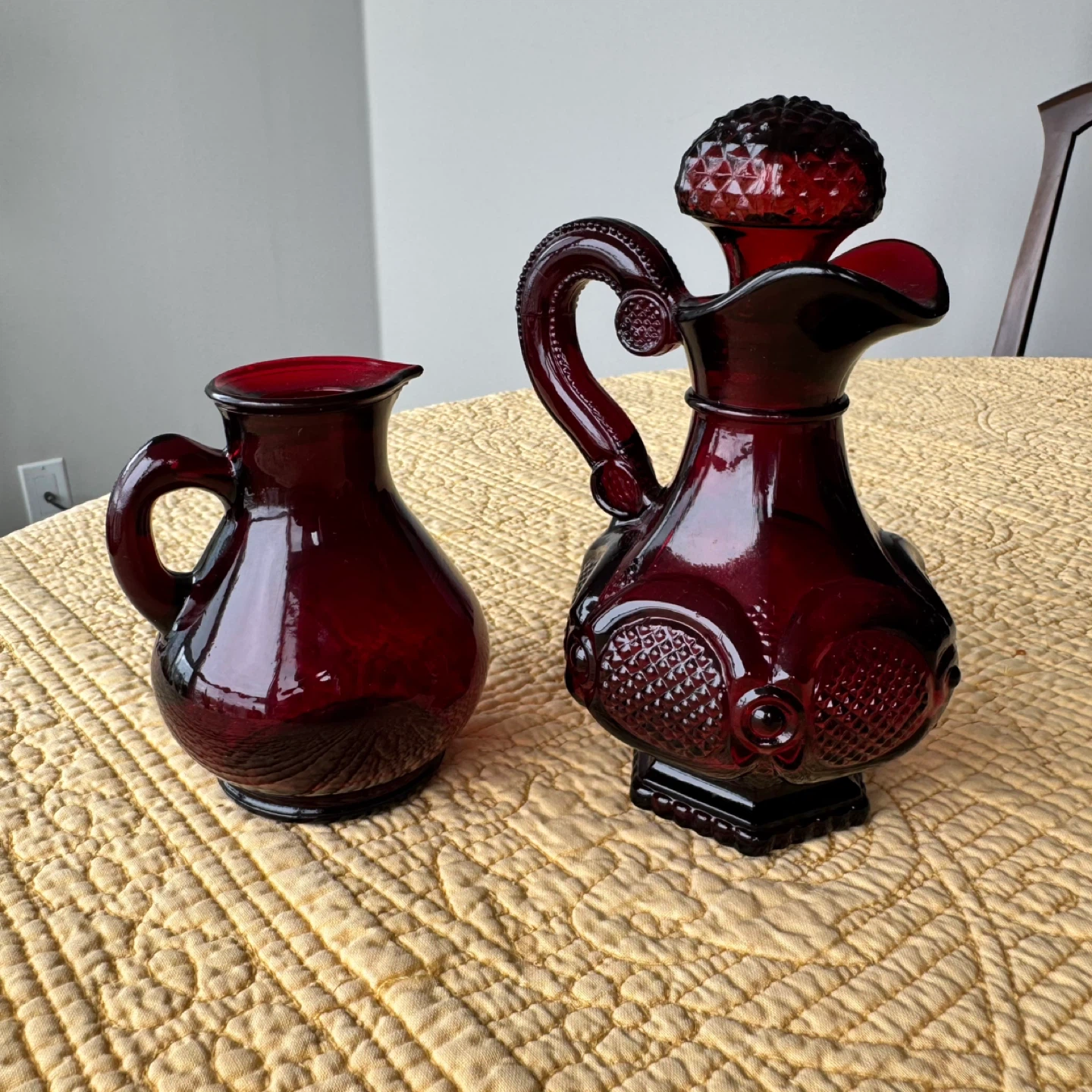 Avon Ruby Red Glassware Set - photo 3