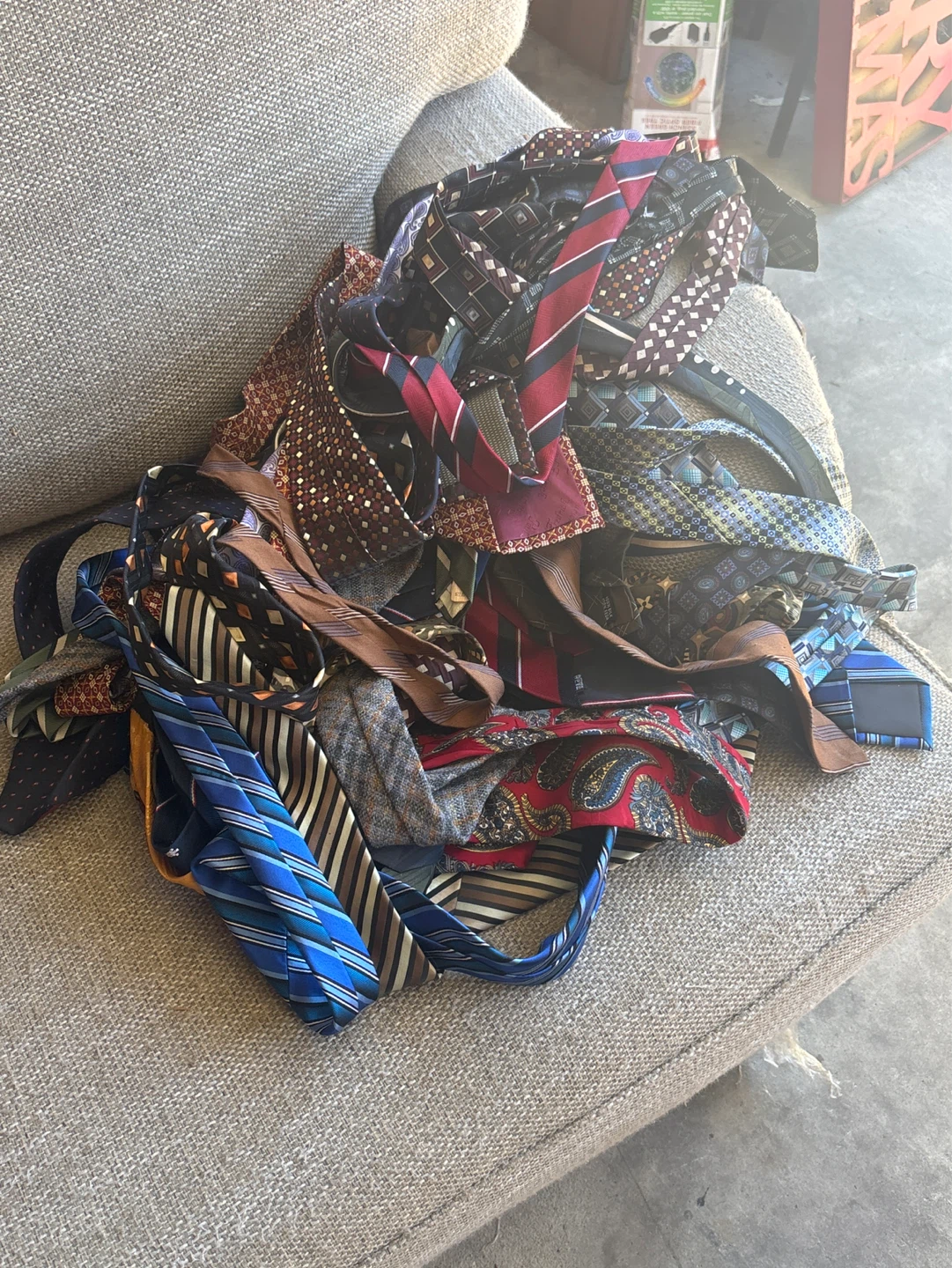 Ties $1 each a lot of silk