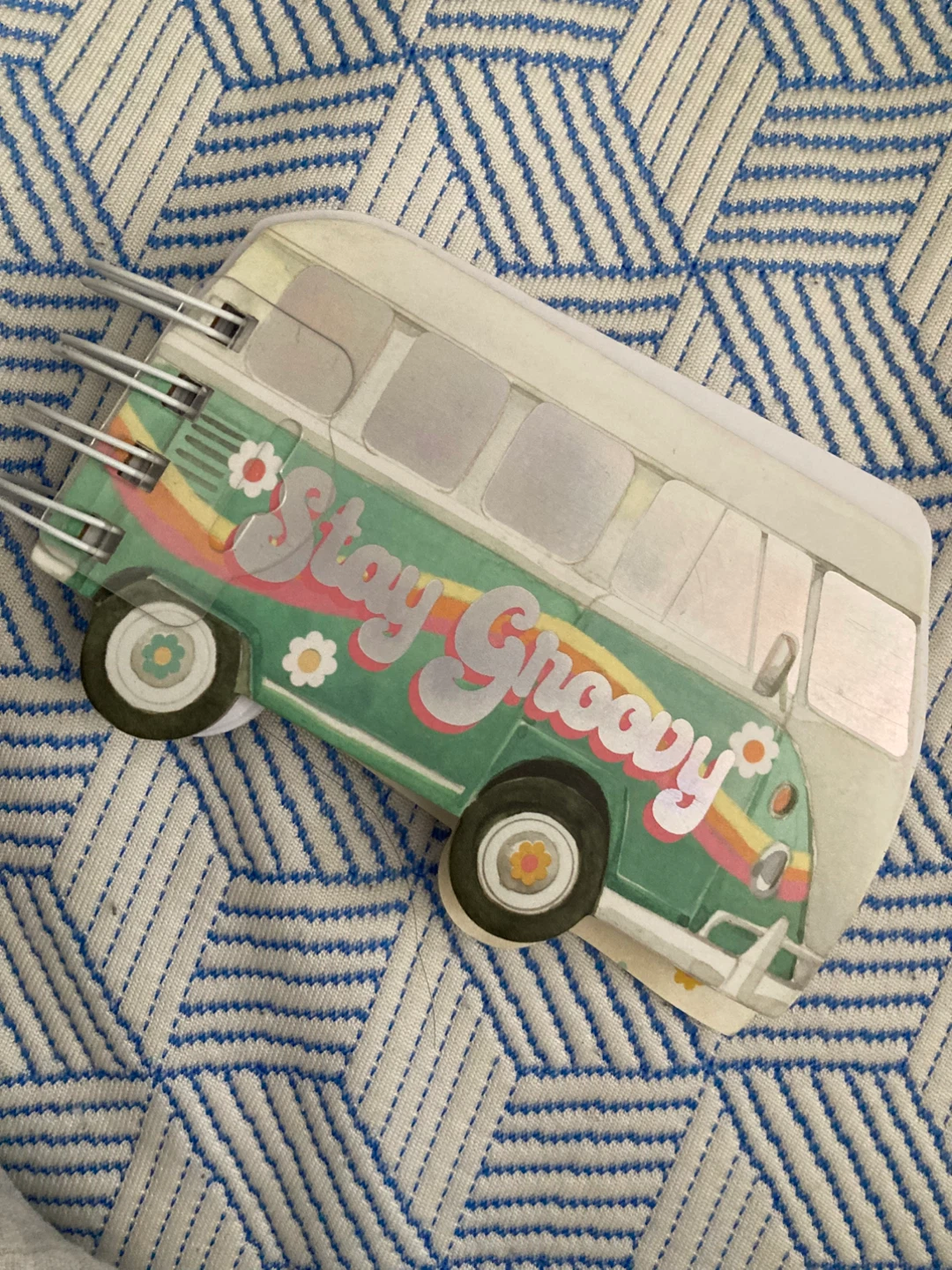 Stay Groovy Retro VW Bus Notebook⚽️