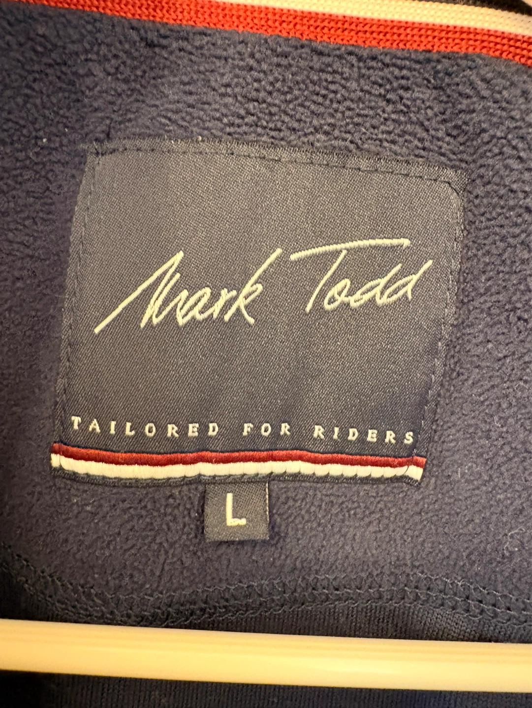 Mark Todd Navy Fleece Pullover - photo 3