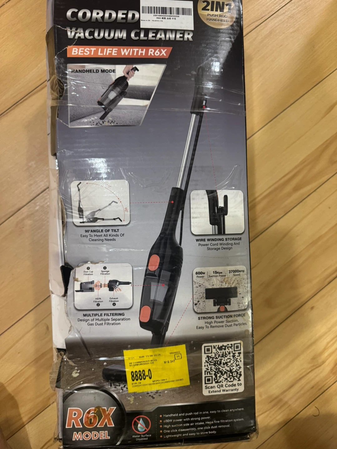 Corded Vacuum Cleaner R6X Model - photo 2