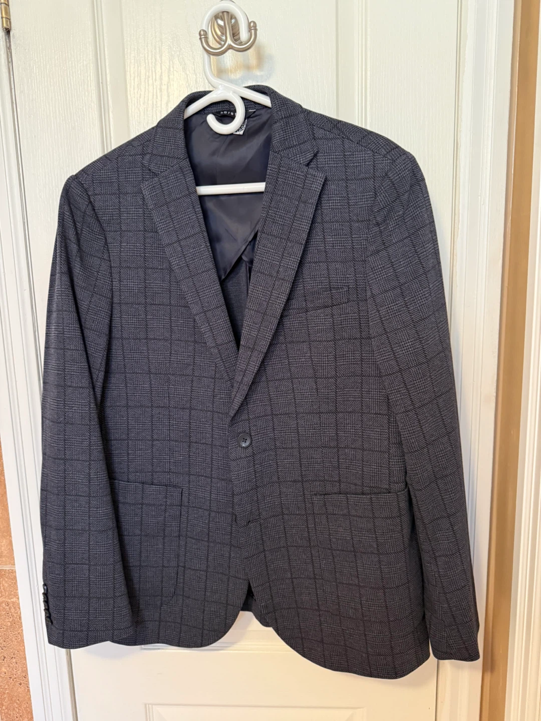 Men's Plaid Blazer Jacket