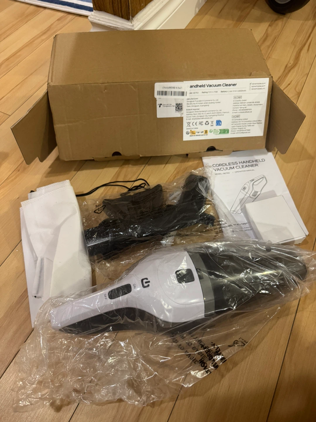 Cordless Handheld Vacuum Cleaner