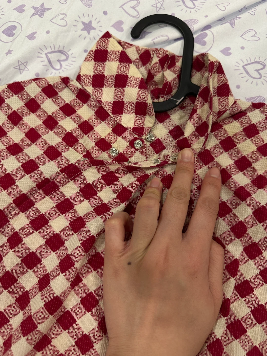 Red Gingham Vintage Top - photo 2