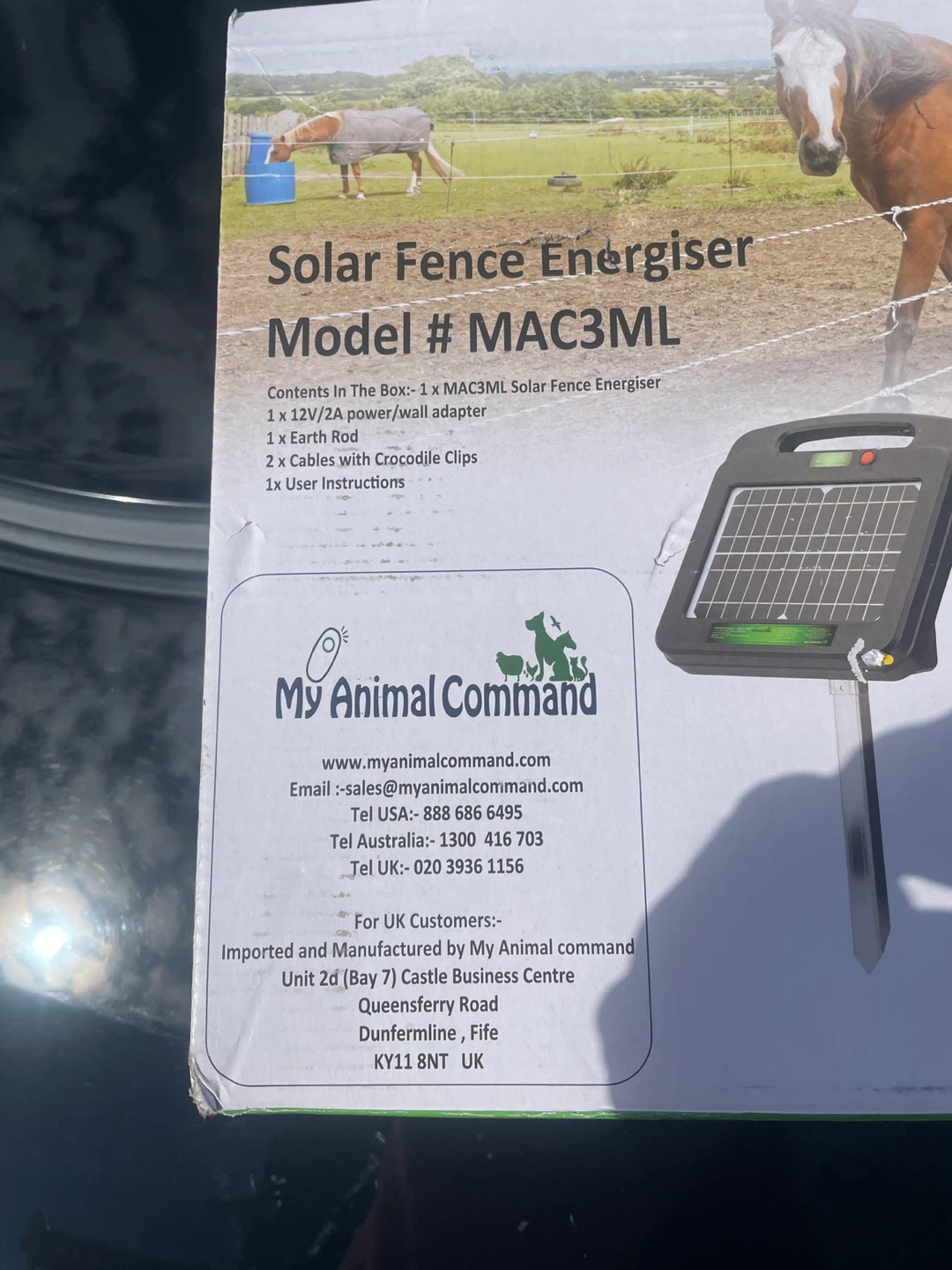 My Animal Command MAC3ML Solar Fence Energiser - photo 5