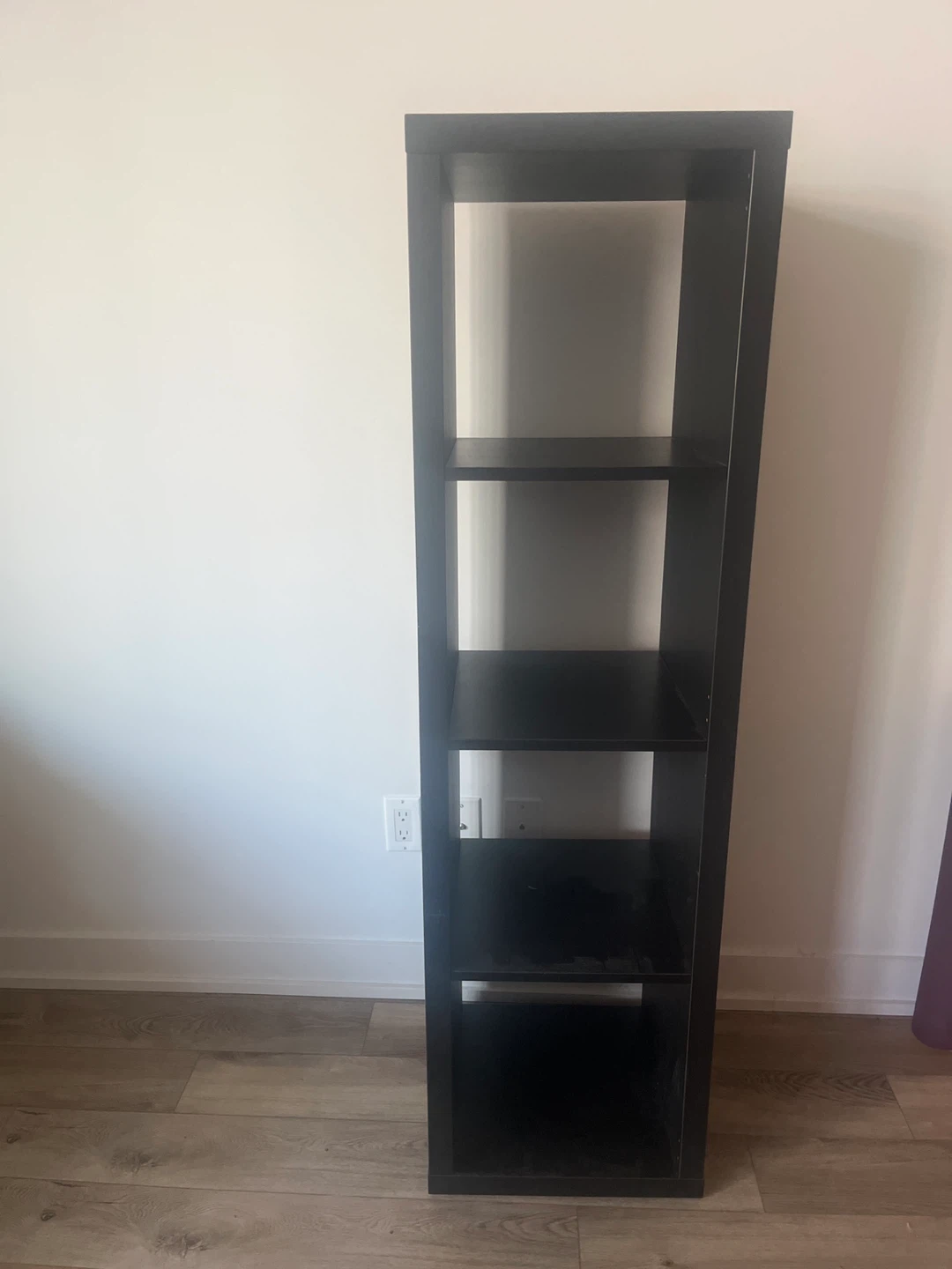 MOVING SALE | Black 4-Shelf Tall Bookcase