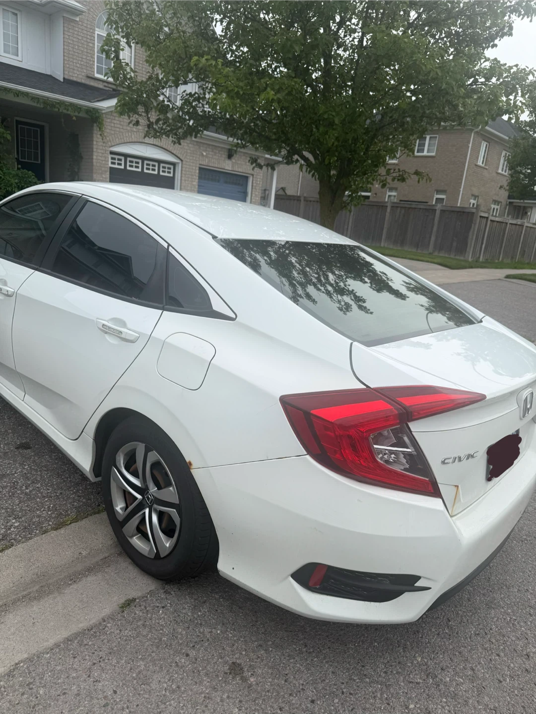 White 2016 Honda Civic Sedan LX CTV - photo 3